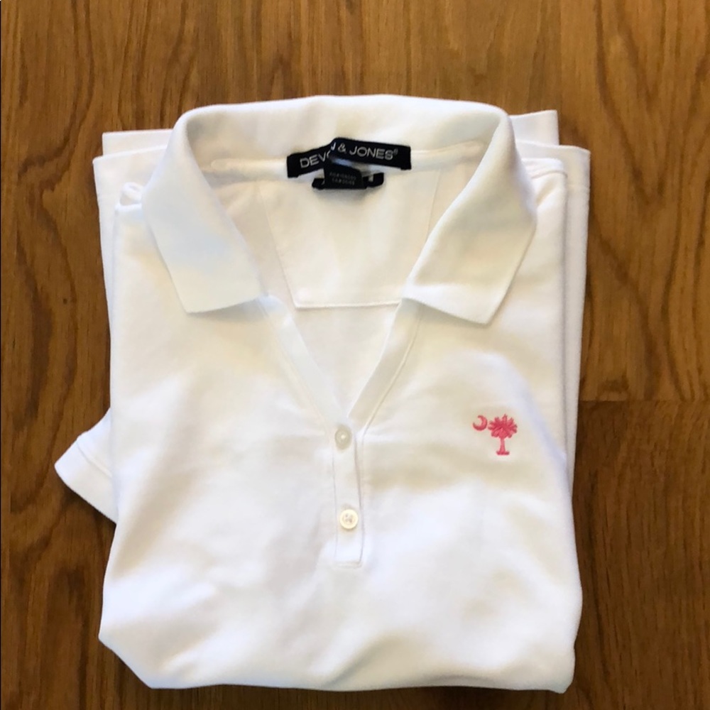 Devon & Jones white polo S